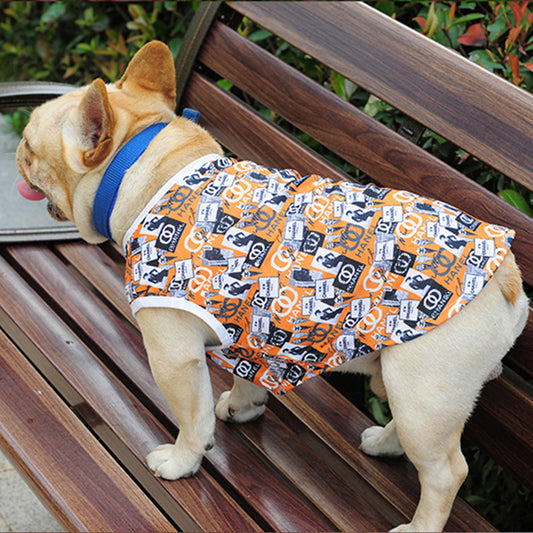 Dog Summer Printed Vest Clothes